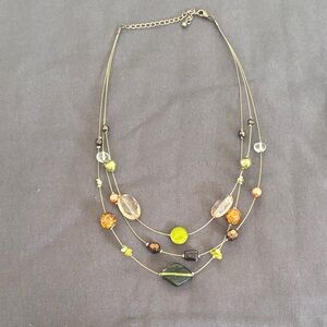 Elegant Multi-Color Beaded Necklace